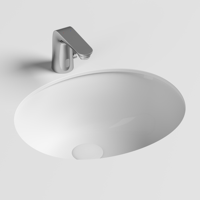 Ceramicanova встраиваемая раковина под столешницу element, cn6042 цвет: белый