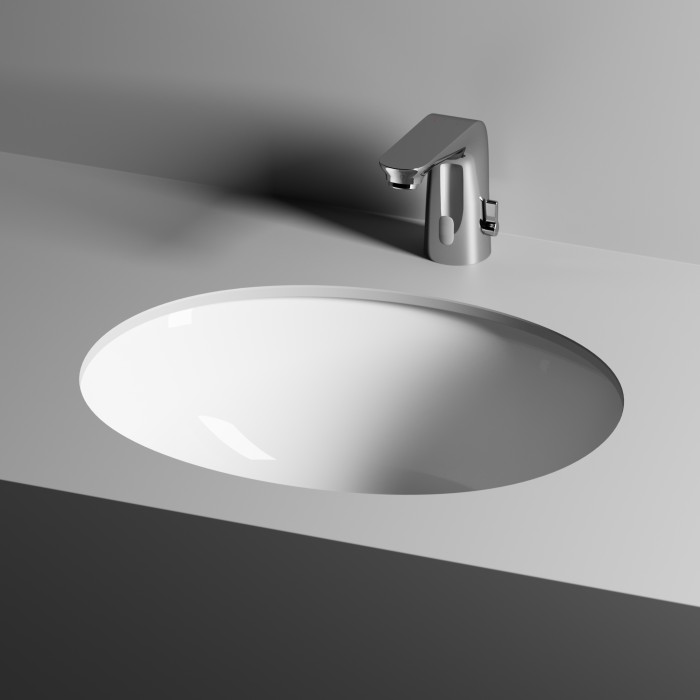 Ceramicanova встраиваемая раковина под столешницу element, cn6042 цвет: белый