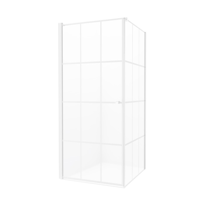 Душевое ограждение l 90x90x195, New trendy Superia white, белый арт. K-0794