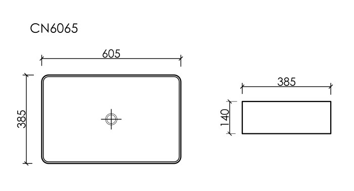 Ceramicanova раковина накладная element, cn6065 цвет: белый