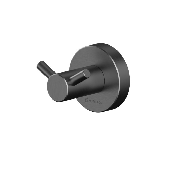 Крючок, для полотенец, двойной, Whitecross Ergo gunmetal, оружейная сталь арт. ER2212GM