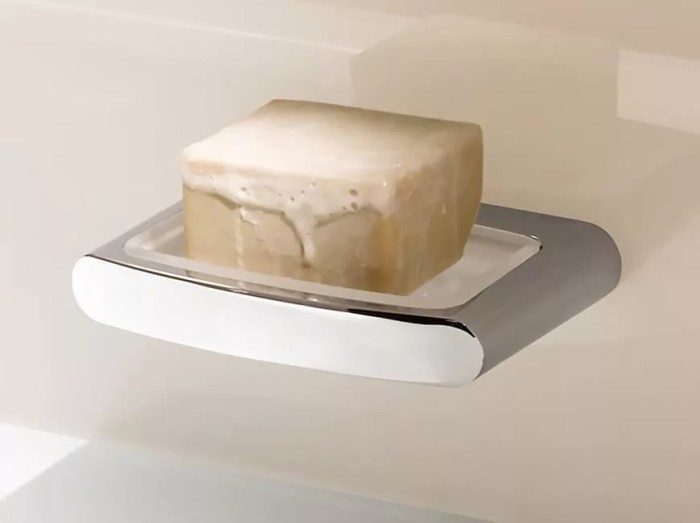 Keuco полочка для мыла, elegance new, хром арт. 11655 019000