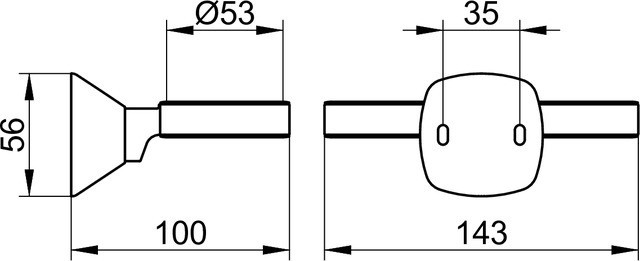 Keuco держатель для стакана двойной, city.2, хром арт. 02751 010000