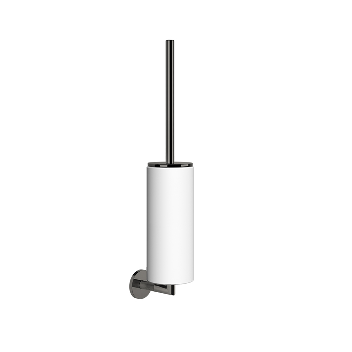 Gessi Туалетный ёршик, подвесной, Anello, 63719#707 цвет: белый/black metal brushed pvd