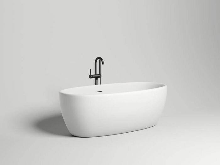Salini ванна отдельностоящая 170x85, luce, 100121mrh цвет: матовый белый