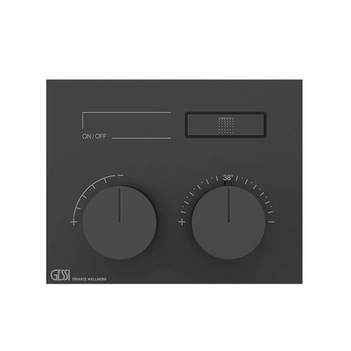 Gessi Термостат для душа, 1 источник, Hi Fi, 63002#299 цвет: black xl