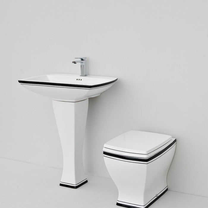 ArtCeram унитаз напольный, jzv002 01 10 jazz цвет: черный