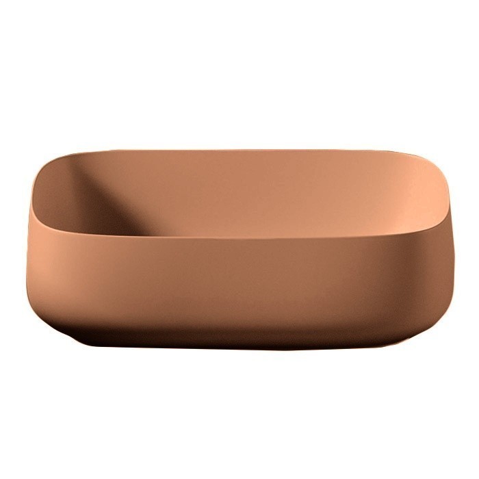 ArtCeram раковина (накладная), col009 13 00 cognac цвет: оранжевый