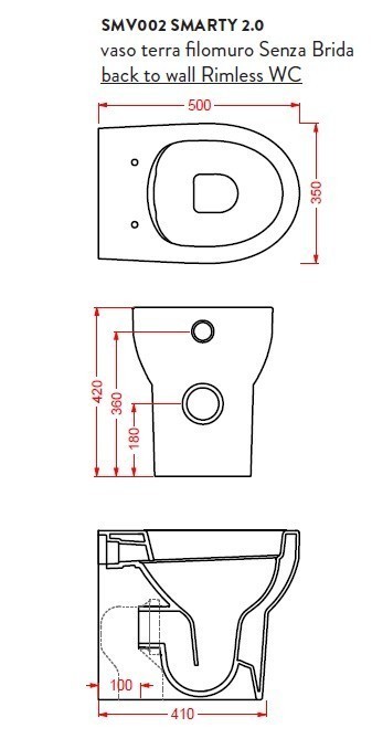 ArtCeram унитаз напольный, smv002 01 00 smarty цвет: белый глянцевый