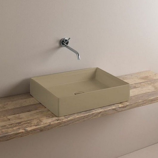 ArtCeram раковина (накладная), scl002 23 00 scalino цвет: серый