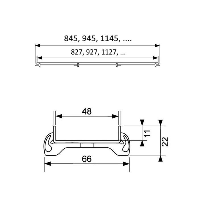 TECE лоток угловой "plate", 900х900 мм, нерж. сталь полированная, drainlin - 610970