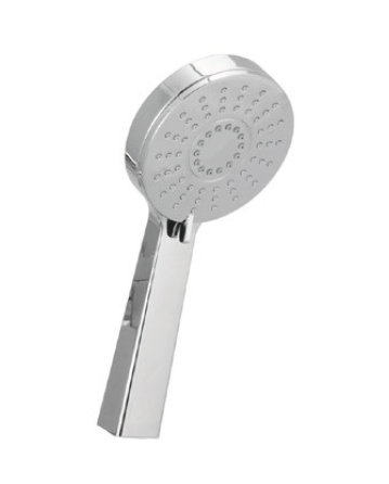 Лейка душевая ручная D100 мм, три типа струи, Cisal Shower, никель матовый арт. DS0143802F