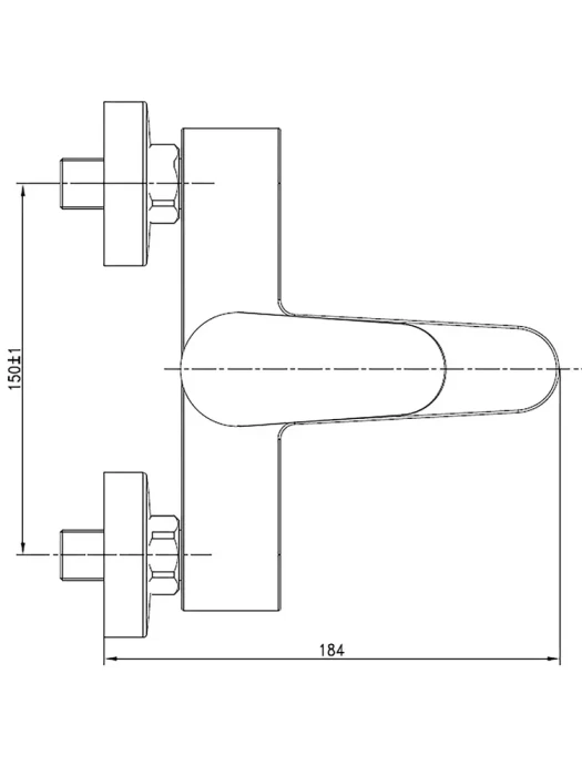 Смеситель для раковины, Huber, хром арт. KL00013421
