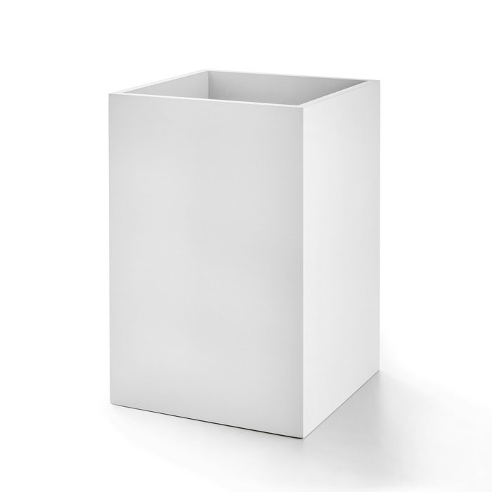 Ведро для мусора 12 L (белый), 3SC BeMood White - BEMW65A
