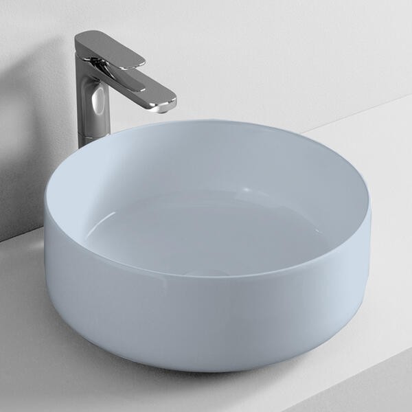 Раковина накладная d42 см, pale blue, Art Ceram Cognac арт. COL001 65 00