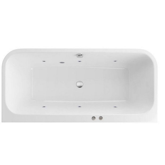 Пристенная ванна 180x85 soft, Excellent Arana, хром арт. WAEX.ARA18.SOFT.CR