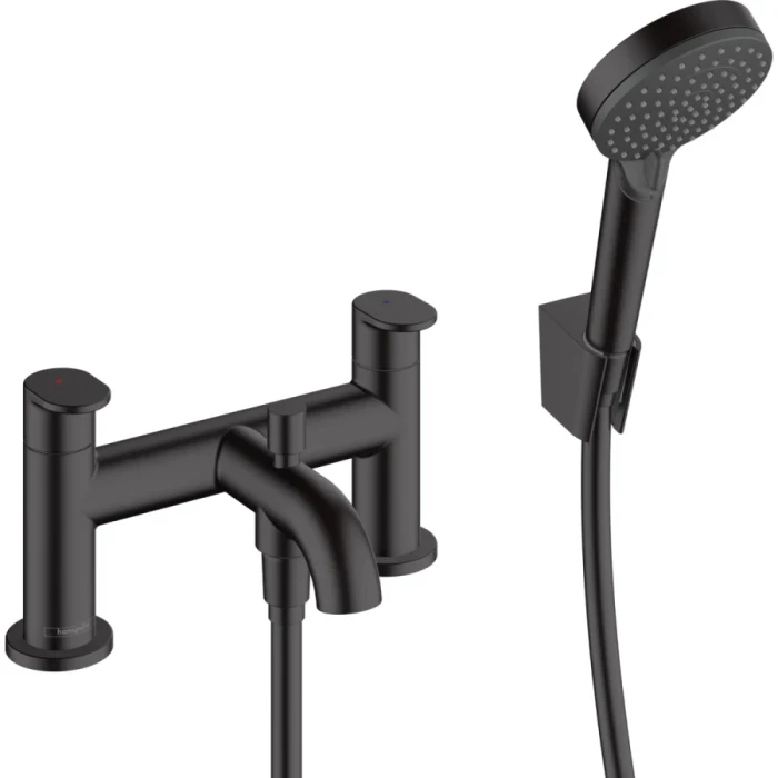 Hansgrohe смеситель на борт ванны, Vernis Blend, черный арт. 71461670