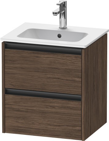 Duravit тумба подвесная под раковину 420 мм х 510 мм х 549 мм, ketho.2, k25261021210000 цвет: орех темный