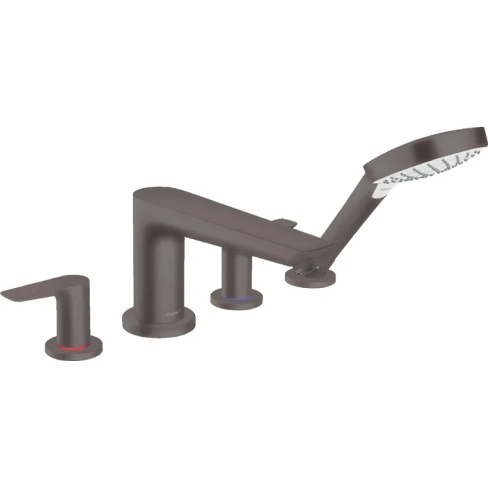 Hansgrohe смеситель на борт ванны, Talis E, черный арт. 71748340