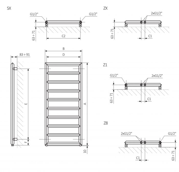 Terma эллектрический полотенцесушитель diamond 1120-500