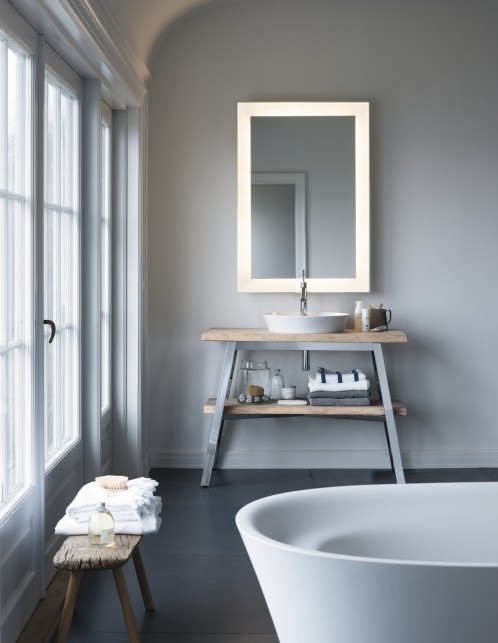 Duravit зеркало с интегрированной подсветкой 45х90 см, cape cod, cc964300000 цвет: