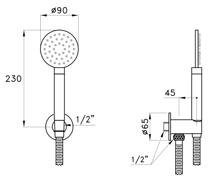 Stella душевой набор, wellness 304th, арт. sm03121pv17