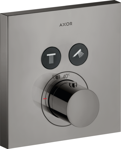 AXOR термостат для душа, ShowerSelect, полированный черный хром арт. 36715330