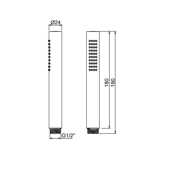 Almar ручной душ hand showers, латунь арт. e082091.hb