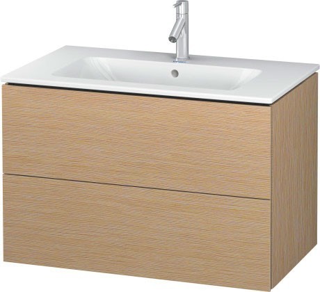 Duravit тумба подвесная под раковину, l-cube, lc624101212 цвет: дуб брашированный