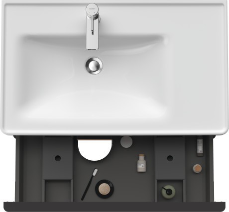 Duravit тумба подвесная под раковину 784 мм х 452 мм, d-neo, de435707979 цвет: орех натуральный