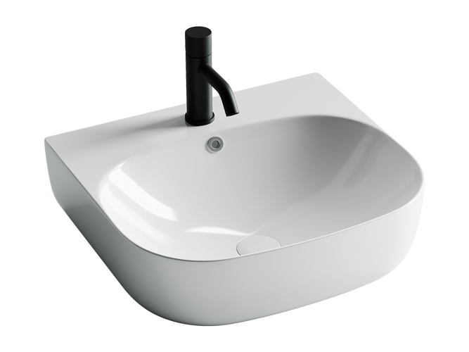 Ceramicanova раковина накладная element, cn5011 цвет: белый