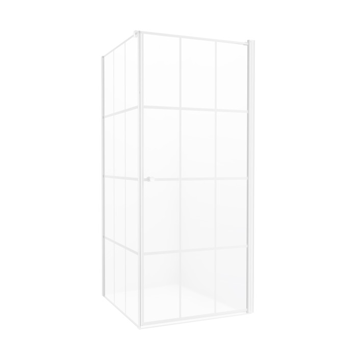 Душевое ограждение p 90x90x195, New trendy Superia white, белый арт. K-0795
