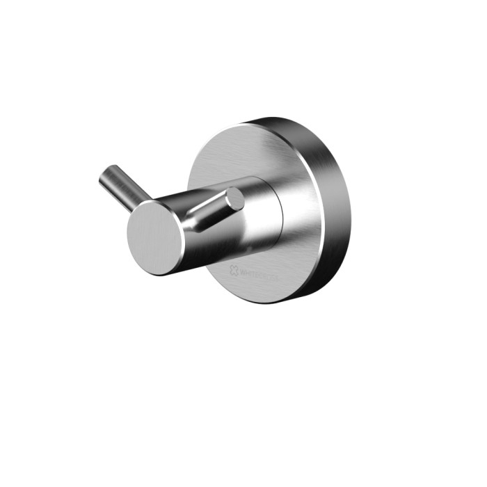 Крючок, для полотенец, двойной, Whitecross Ergo nickel brushed, брашированный никель арт. ER2212NIB