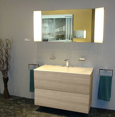 Keuco тумба подвесная под раковину с двумя выдвижными фронтами, edition 11, черный арт. 31352 330000