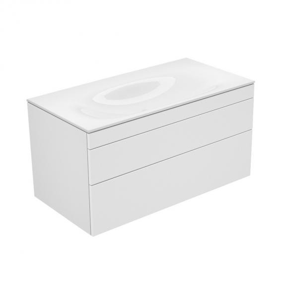 Keuco тумба подвесная под раковину с двумя выдвижными фронтами, edition 400, белый арт. 31551 380000