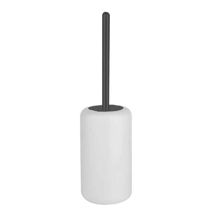Gessi Ершик для унитаза напольный, Goccia, 38043#099 цвет: черный/белый