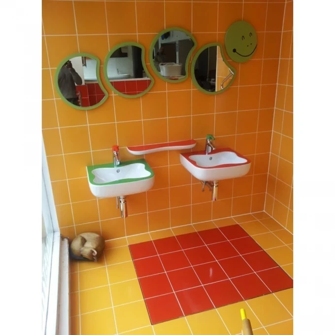 LAUFEN подвесная мини-раковина 45x41 зеленая, FLORAKIDS - 8.1503.1.072.104.1