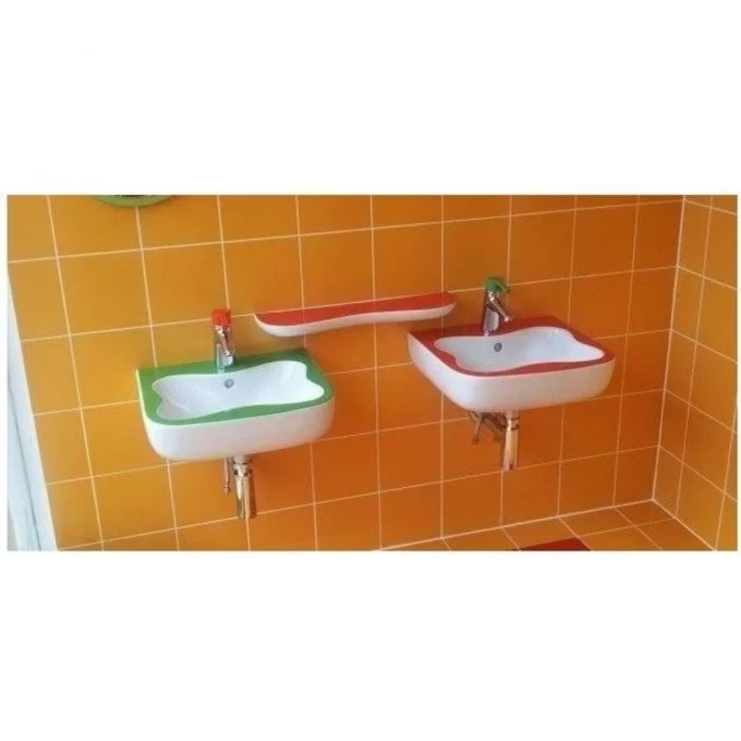 LAUFEN подвесная мини-раковина 45x41 зеленая, FLORAKIDS - 8.1503.1.072.104.1