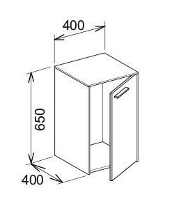 Keuco нижний шкаф, royal 60, антрацит матовый арт. 32110 440002