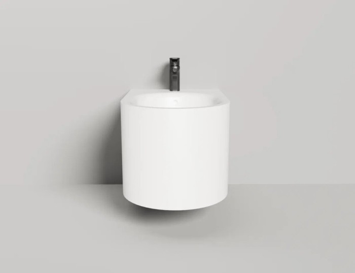 Salini биде, gemelli, 250121m цвет: матовый белый