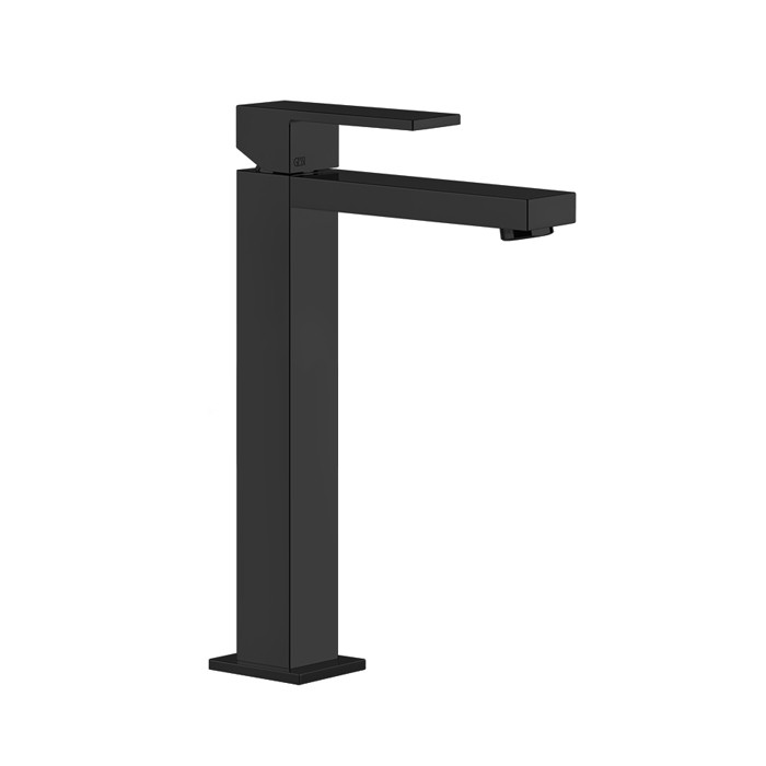 Gessi Смеситель для раковины с высоким изливом 128мм, Rettangolo, 11922#299 цвет: black xl