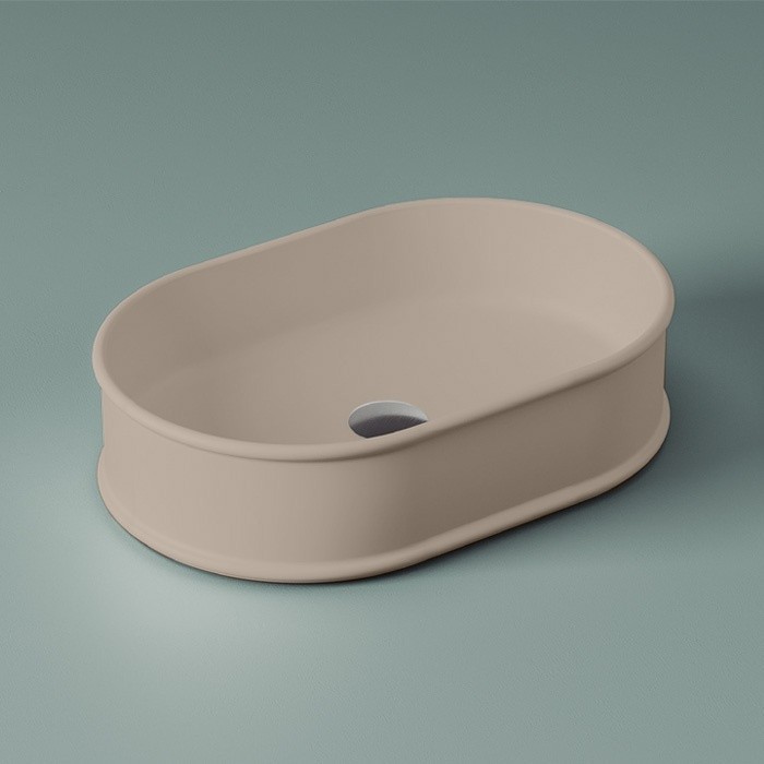 ArtCeram раковина (накладная), atl002 41 00 atelier цвет: серый