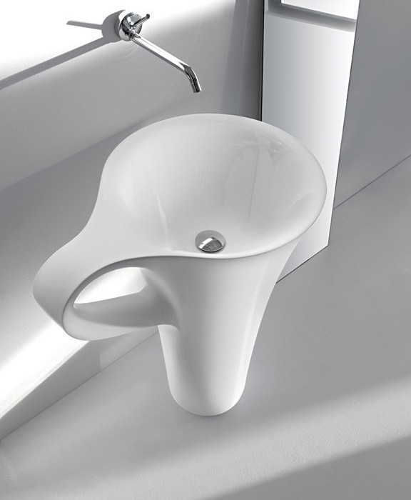 ArtCeram раковина (напольная), osl004 01 00 cup цвет: белый глянцевый