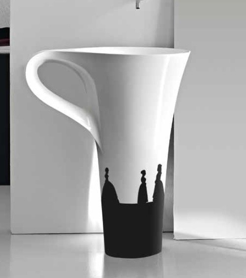 ArtCeram раковина (напольная), osl004 01 00 cup цвет: белый глянцевый