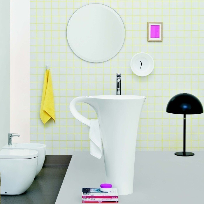 ArtCeram раковина (напольная), osl004 01 00 cup цвет: белый глянцевый