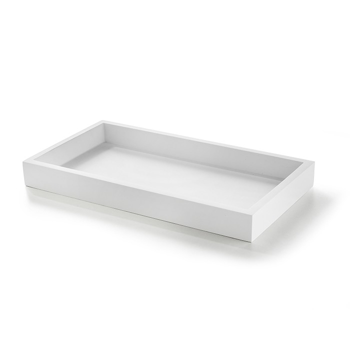 Поднос 27.5х15х4см., настольный (белый), 3SC BeMood White - BEMW66A