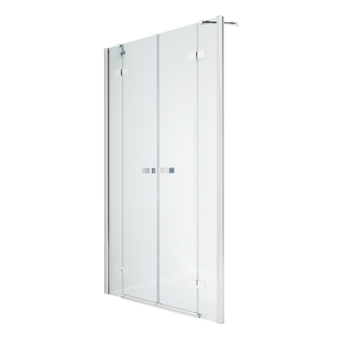 Дверь в нишу 200x200, New trendy Reflexa chrome, хром арт. EXK-5073