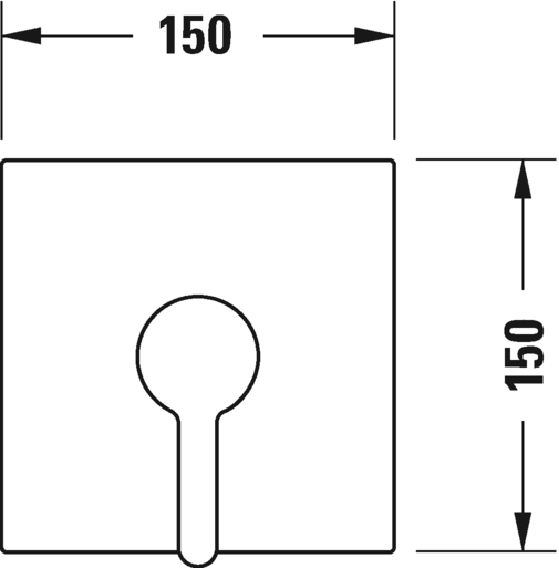 Duravit однорычажный смеситель для душа c14210009010, c.1, c14210009010 цвет: хром