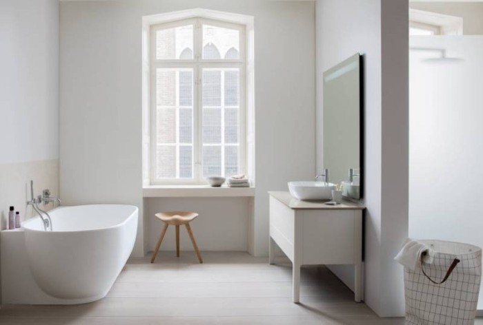 Duravit ванна из композитного материала с углом справа 1850 x 950 мм, luv, 700432000000000 цвет: белый