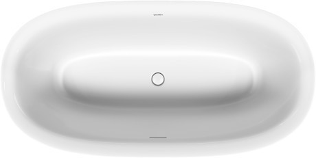 Duravit отдельно стоящая ванна 1600 мм х 800 мм, c двумя наклонами для спины, white tulip, 700468000000000 цвет: белый